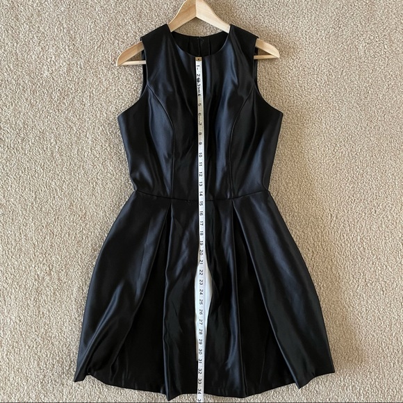 Colorblock Peplum Fit & Flare Dress - Picture 11 of 11